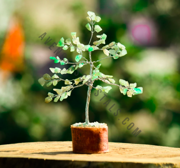 Green Fluorite Small Gemstone Tree