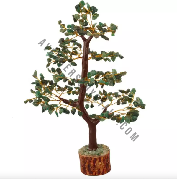 Wholesale Green Mica Gemstone Chips Tree For Home Decoration