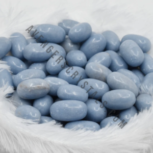 Wholesale Angelite Gemstone Tumble Stones