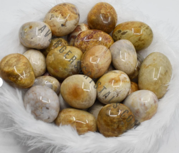 Wholesale Golden Quartz Gemstone Tumble Stones