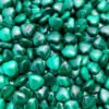 Malachite Gemstone Puffy Hearts