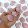 Rose Quartz Small Palm Stones Pocket Stones