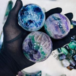 Multi Fluorite Gemstone Spheres