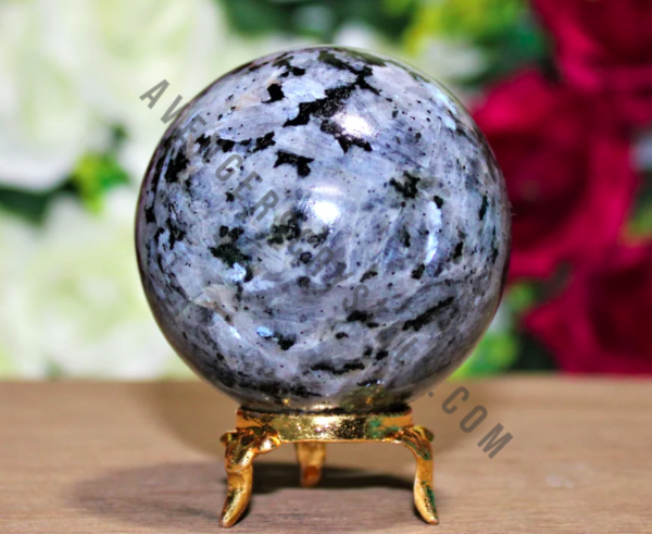 Larvakite Gemstone Spheres Balls