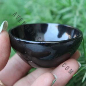 Black Obsidian Gemstone Bowl