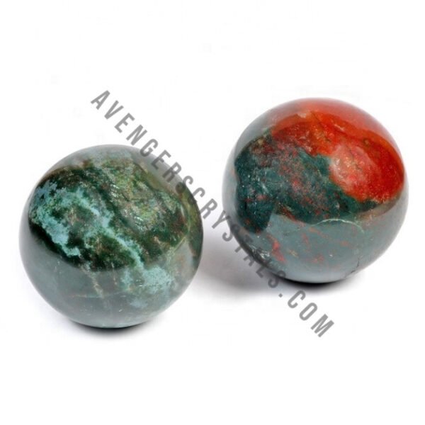 Indian Blood Stone Gemstone Spheres Balls