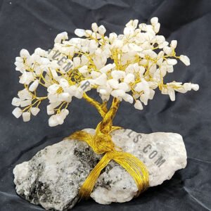 Rainbow Moonstone Gemstone Chips Tree With Rainbow Moonstone Base