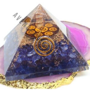 Amethyst Vastu Plate Orgone Pyramid