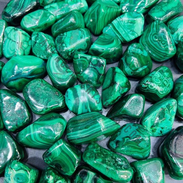 Malachite Gemstone Tumble Stones