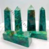 Chrysocolla Crystal Obelisk Tower