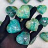 Chrysocolla Crystal Puffy Hearts