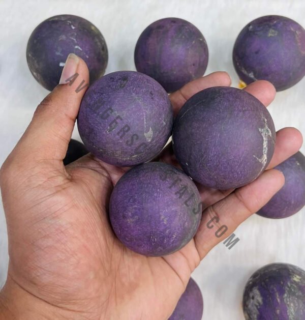 Purpurite Gemstone Spheres