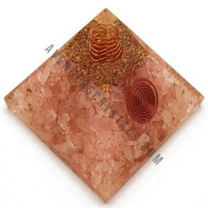 Rose Quartz Orgonite Pyramid