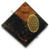 Red Garnet Flower of Life Orgonite Pyramid