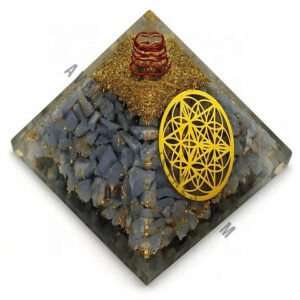 Angeolite Star of David Orgone Pyramid