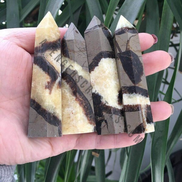 Septarian Gemstone Obelisk Points