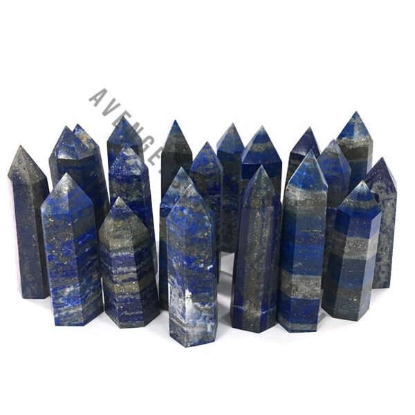 Lapis Lazuli Gemstone Obelisk Points