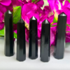 Black Obsidian Crystal Obelisk Point