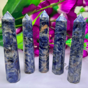 Sodalite Crystal Obelisk Point