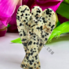 Dalmatian Jasper Gemstone Angel