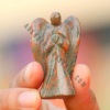 Unakite Gemstone Angel