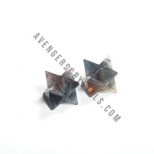 African Blood Stone Crystal Small Merkaba Stars