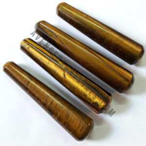 Tiger Eye Crystal Smooth Massage Wands