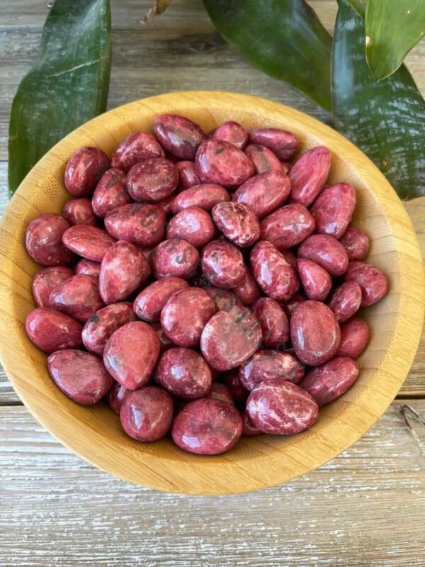 Thulite Gemstone Tumble Stones