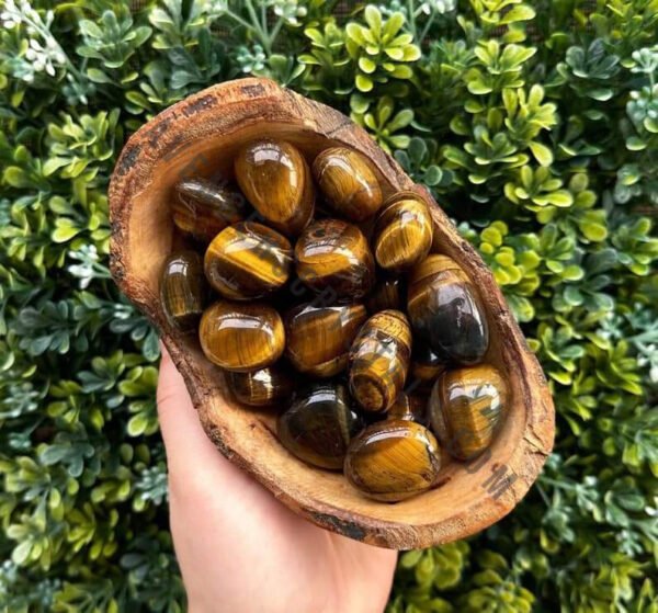 Tiger Eye Crystal Large Tumble Stones