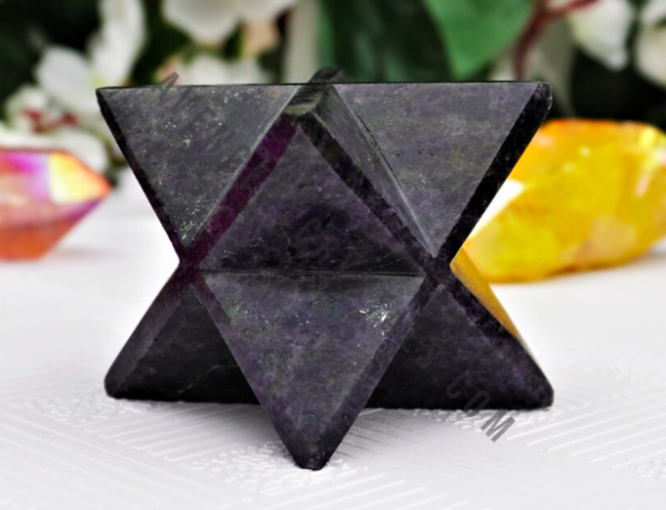 Iolite Crystal Merkaba Star