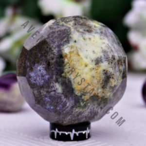 Dendrite Opal Faceted Gemstone Sphere