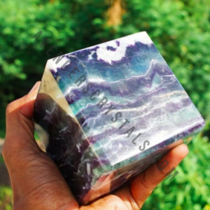 Multi Fluorite Crystal Cube