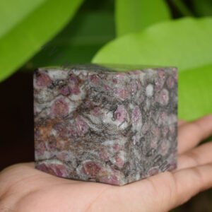 Ruby Matrix Gemstone Cube