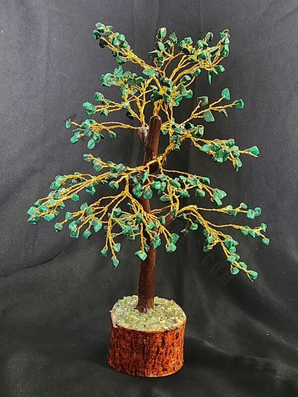 Malachite Gemstone Chips Tree