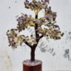 Amethyst & Aventurine Gemstone Chips Tree