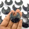 Black Obsidian Small Crescent Moon Arrowheads