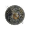 Iolite Orgonite Energy Ball